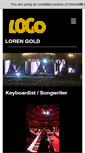 Mobile Screenshot of lorengold.com